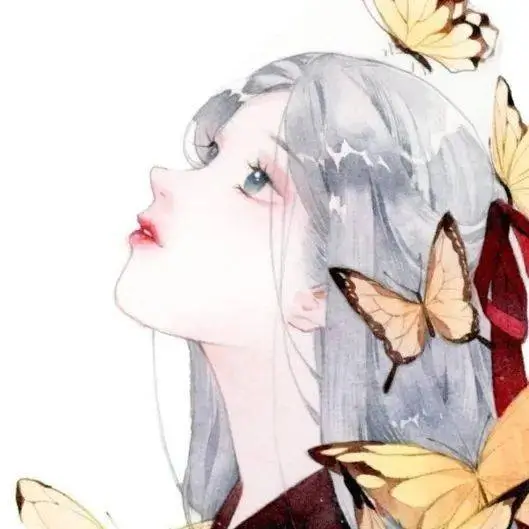 留言读者头像：戴眼镜的短发读者侧影